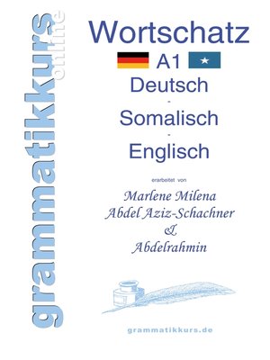 cover image of Wörterbuch A1 Deutsch--Somalisch--Englisch